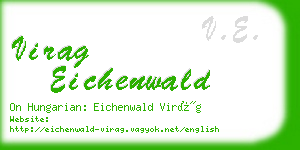 virag eichenwald business card
